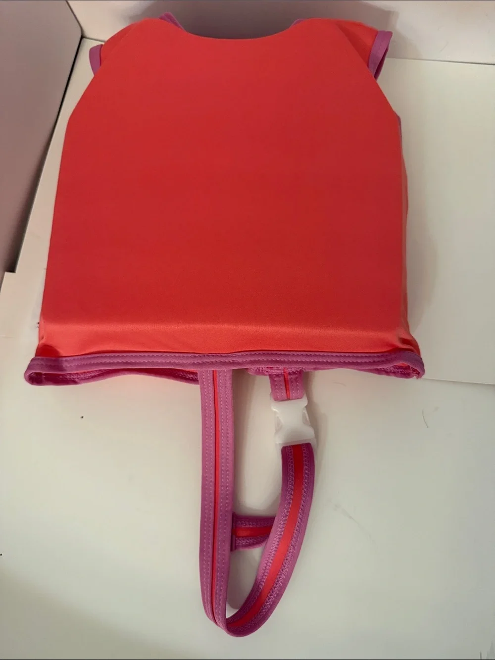 Kids' Pink Sun Swim Vest - Aquastar Fabric